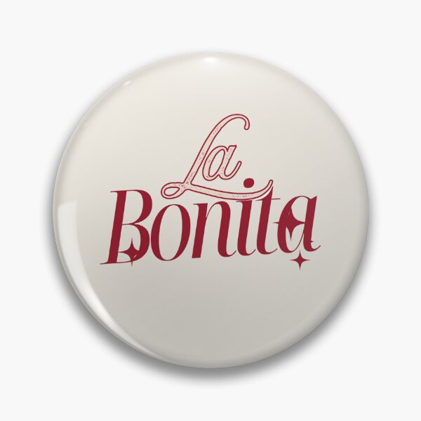 Item preview, La Bonita – Cute Spanish Quote for Latina Pride | Hispanic Aesthetic Typography designed and sold by Latina Charm.