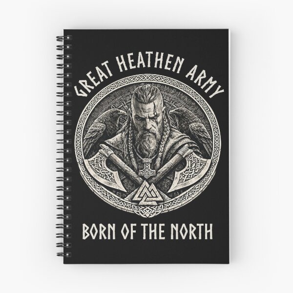 Item preview, Great Heathen Army Born of the North Viking Warrior Norse Mythology Pagan Design designed and sold by Freki & Geri.