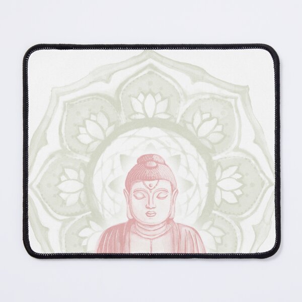Item preview, Buddha Padma Watercolor - Snow Rose Tea designed and sold by Irene Estelle.