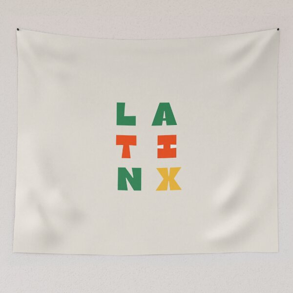 Item preview, LATINX – Bold Latino Latina Pride Typography | Hispanic Identity Statement Design designed and sold by Latina Charm.