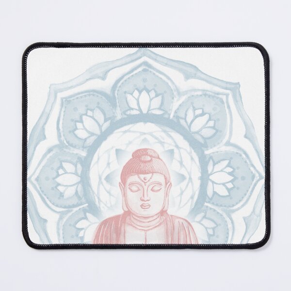 Item preview, Buddha Padma Watercolor - Snow Rose Sky designed and sold by Irene Estelle.