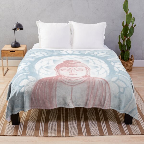 Item preview, Buddha Padma Watercolor - Snow Rose Sky designed and sold by Irene Estelle.