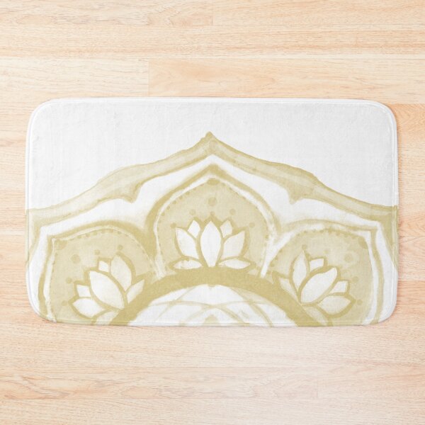 Item preview, Buddha Padma Watercolor - Snow Rose Saffron designed and sold by Irene Estelle.