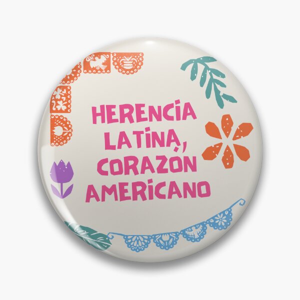 Item preview, Herencia Latina Corazón Americano – Proud Latina Heritage Hispanic Pride Quote designed and sold by Latina Charm.
