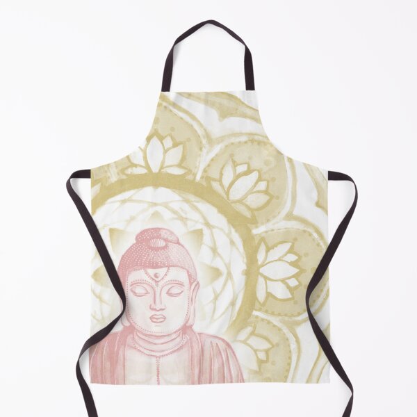 Item preview, Buddha Padma Watercolor - Snow Rose Saffron designed and sold by Irene Estelle.