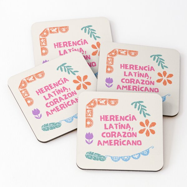 Item preview, Herencia Latina Corazón Americano – Proud Latina Heritage Hispanic Pride Quote designed and sold by Latina Charm.