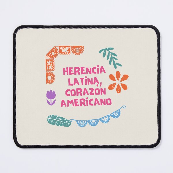 Item preview, Herencia Latina Corazón Americano – Proud Latina Heritage Hispanic Pride Quote designed and sold by Latina Charm.