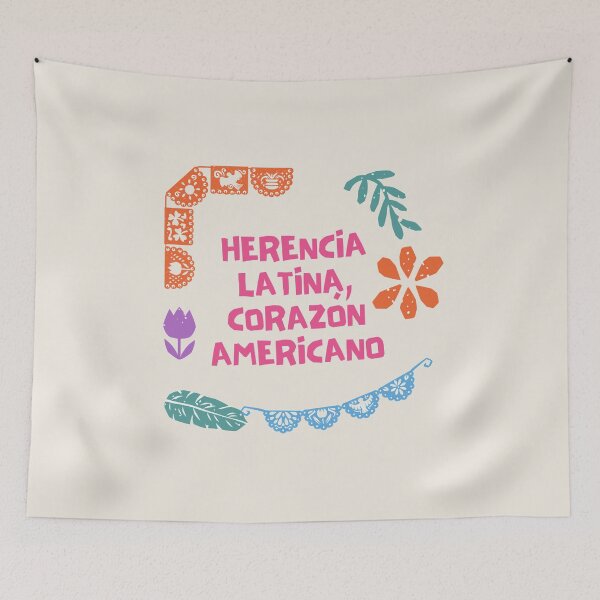 Item preview, Herencia Latina Corazón Americano – Proud Latina Heritage Hispanic Pride Quote designed and sold by Latina Charm.