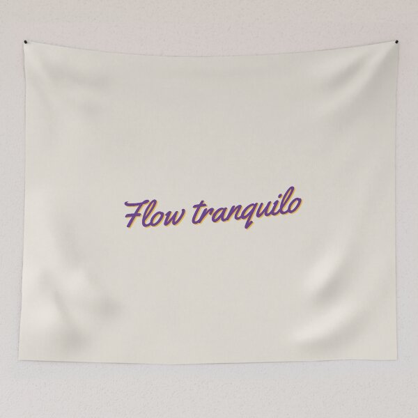Item preview, Flow Tranquilo – Chill Spanish Quote | Latino Positive Vibes Aesthetic Typography designed and sold by Latina Charm.