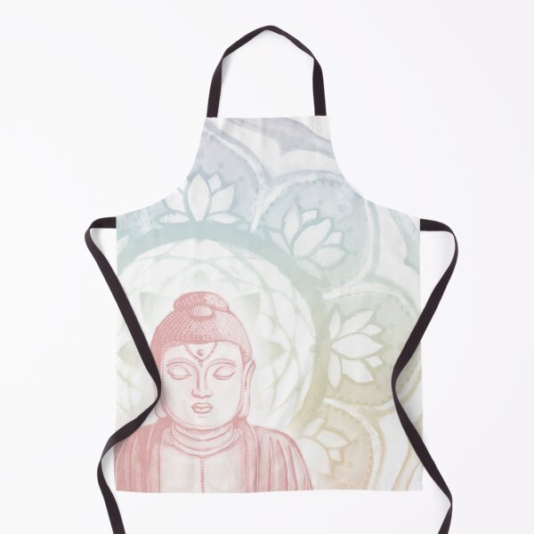 Item preview, Buddha Padma Watercolor - Snow Rose Rainbow Sorbet designed and sold by Irene Estelle.