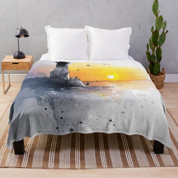 Item preview, Lighthouse at Sunset designed and sold by nemfisart.