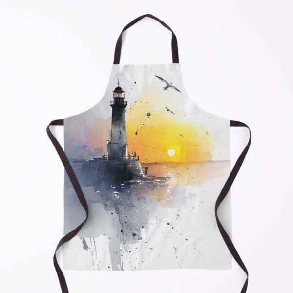 Item preview, Lighthouse at Sunset designed and sold by nemfisart.