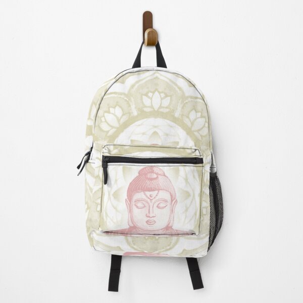 Item preview, Buddha Padma Watercolor - Snow Rose Gold designed and sold by Irene Estelle.