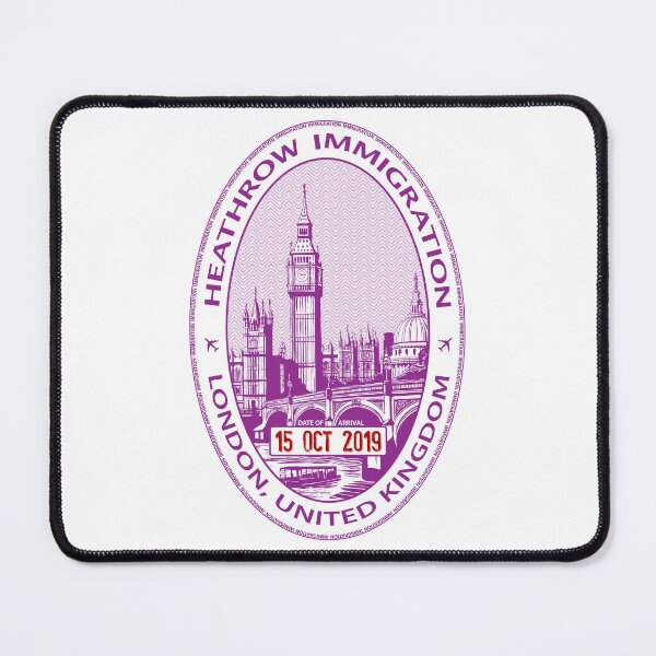 Item preview, Passport Stamp - London, UK designed and sold by travelwitheric.
