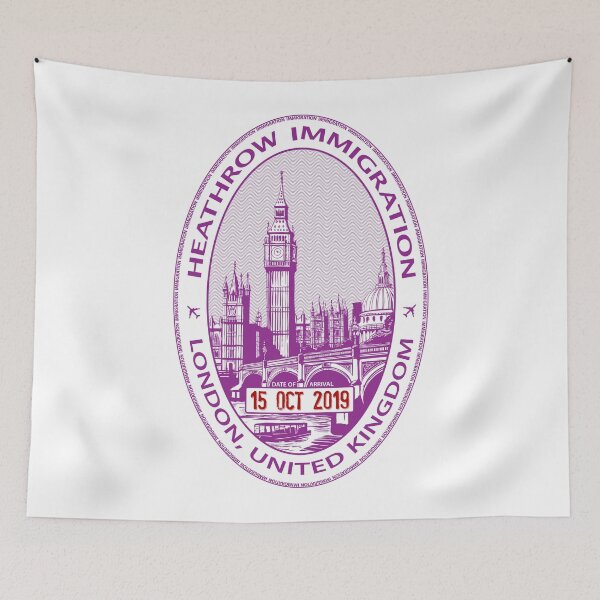 Item preview, Passport Stamp - London, UK designed and sold by travelwitheric.