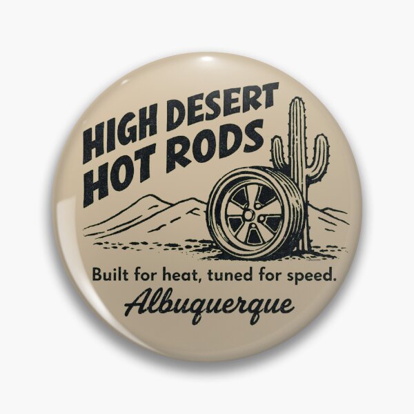 Item preview, High Desert Hot Rods - Built for Heat, Tuned for Speed designed and sold by Automotive Art by Greg.