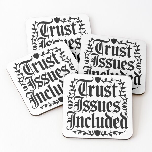 Item preview, Trust Issues Included – Gothic Vintage Statement Graphic Tee designed and sold by NewUSShop.