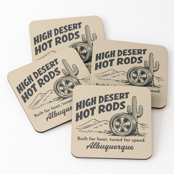 Item preview, High Desert Hot Rods - Built for Heat, Tuned for Speed designed and sold by Automotive Art by Greg.