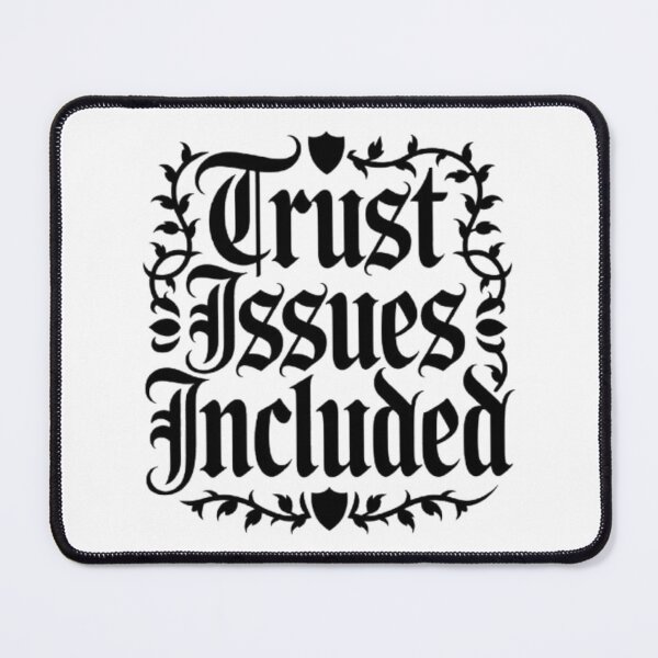 Item preview, Trust Issues Included – Gothic Vintage Statement Graphic Tee designed and sold by NewUSShop.