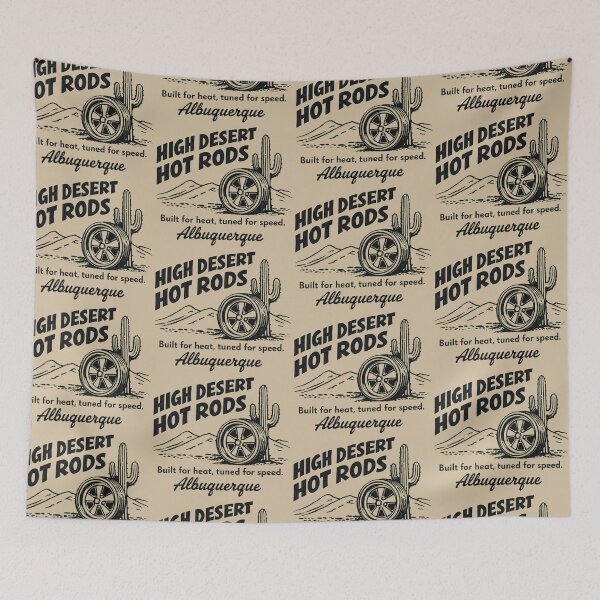 Item preview, High Desert Hot Rods - Built for Heat, Tuned for Speed designed and sold by Automotive Art by Greg.