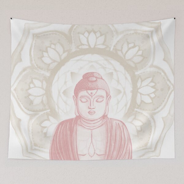 Item preview, Buddha Padma Watercolor - Snow Rose Dove designed and sold by Irene Estelle.