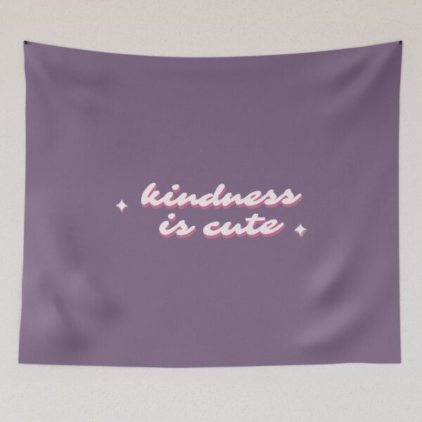 Item preview, Kindness is Cute – Retro Cute Positivity Quote | Kindness Aesthetic Typography designed and sold by Latina Charm.