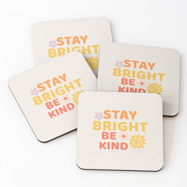 Item preview, Stay Bright Be Kind – Cute Positive Kindness Quote | Retro Happy Sun Aesthetic designed and sold by Latina Charm.