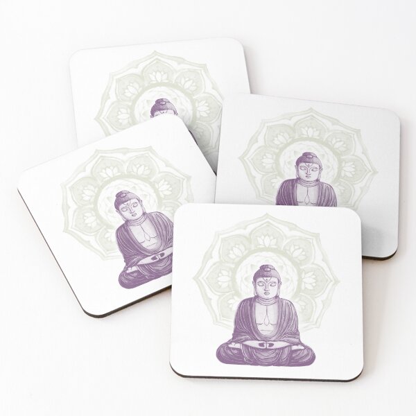Item preview, Buddha Padma Watercolor - Snow Plum Tea designed and sold by Irene Estelle.