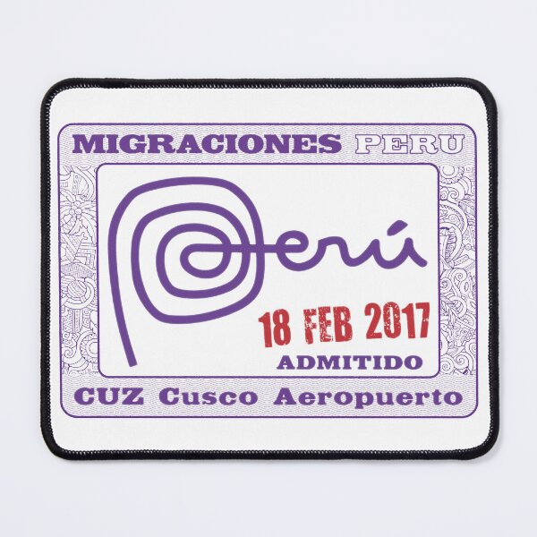 Artikelvorschau, Passstempel - Cusco entworfen und verkauft von travelwitheric.