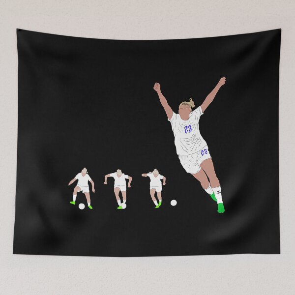 Item preview, Alessia Russo Backheel Nutmeg Goal Celebration England Euros designed and sold by worldrunner shop.