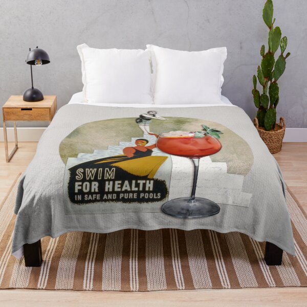 Item preview, Dive Into Happy Hour – Vintage Surreal Collage designed and sold by The Blue Window.