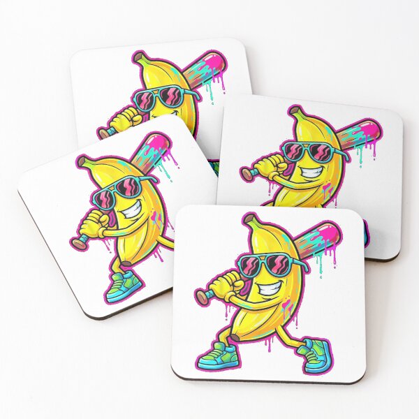 Item preview, Funny Banana Baseball Drip Apparel designed and sold by RowenaKihn.