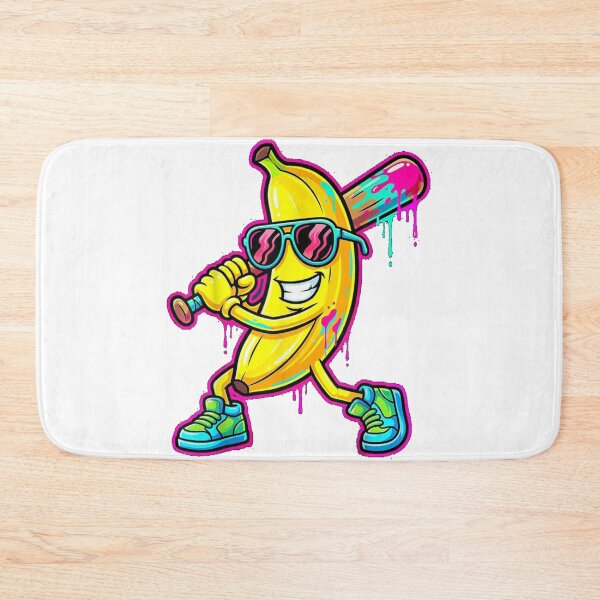 Item preview, Funny Banana Baseball Drip Apparel designed and sold by RowenaKihn.