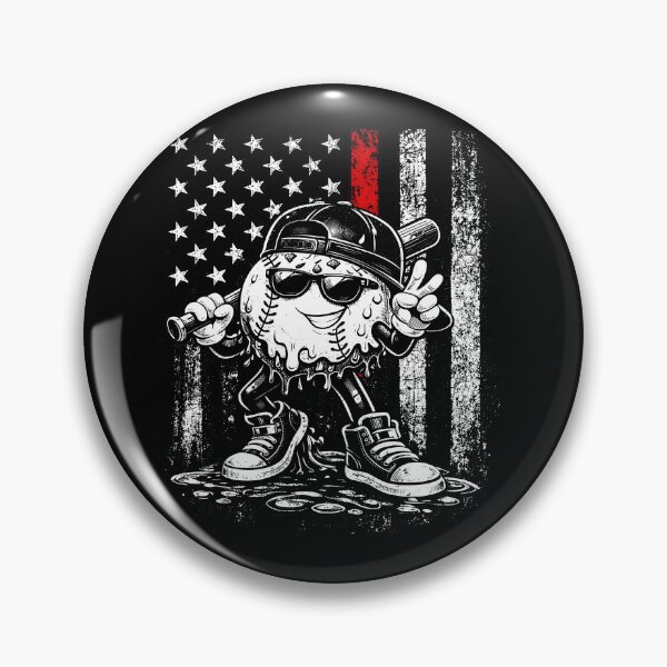 Item preview, Cool Dripping Baseball USA Flag designed and sold by KIROSALS.