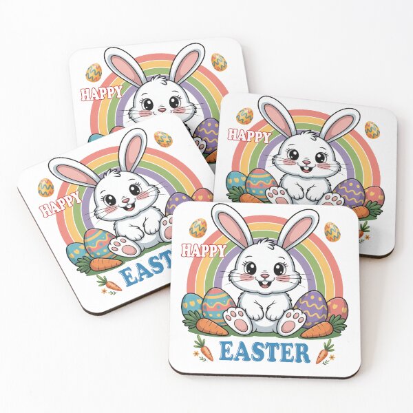 Item preview, Funny Easter Bunny Carrot Rainbow designed and sold by QuiteOrbit.