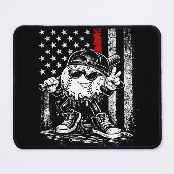 Item preview, Cool Dripping Baseball USA Flag designed and sold by KIROSALS.