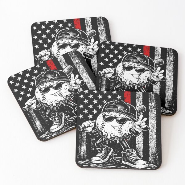 Item preview, Cool Dripping Baseball USA Flag designed and sold by KIROSALS.