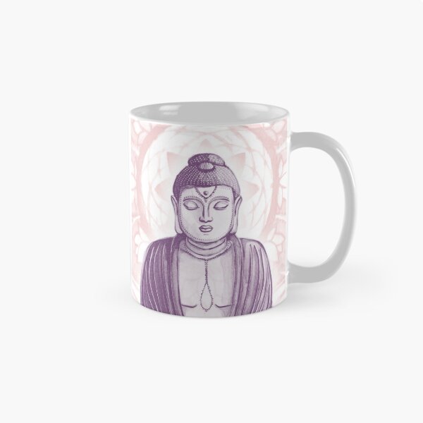 Item preview, Buddha Padma Watercolor - Snow Plum Rose designed and sold by Irene Estelle.
