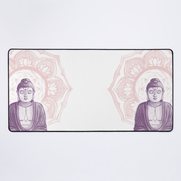 Item preview, Buddha Padma Watercolor - Snow Plum Rose designed and sold by Irene Estelle.