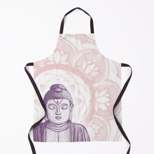 Item preview, Buddha Padma Watercolor - Snow Plum Rose designed and sold by Irene Estelle.