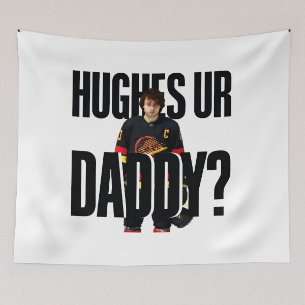 Item preview, Quinn Hughes Ur Daddy Flag  designed and sold by Kubito.