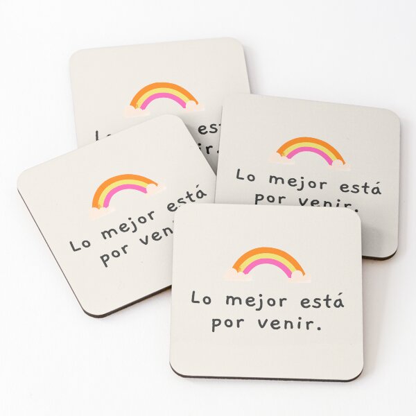 Item preview, Lo mejor está por venir. Spanish inspirational quote, happy designed and sold by Latina Charm.