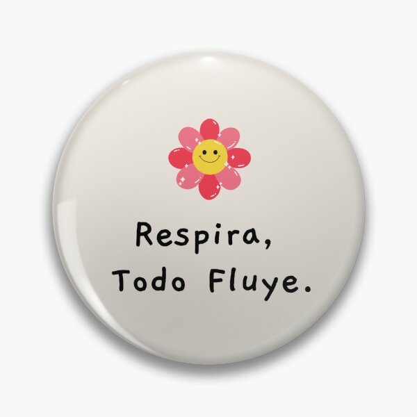 Item preview, Respira Todo Fluye Cita de atención plena en español designed and sold by Latina Charm.