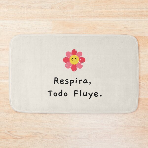 Item preview, Respira Todo Fluye Spanish Mindfulness Quote designed and sold by Latina Charm.