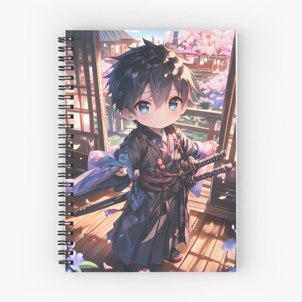 Item preview, Kirito Sword Art Online Chibi Kimono Spring Sakura Town designed and sold by TanglenRabbit.