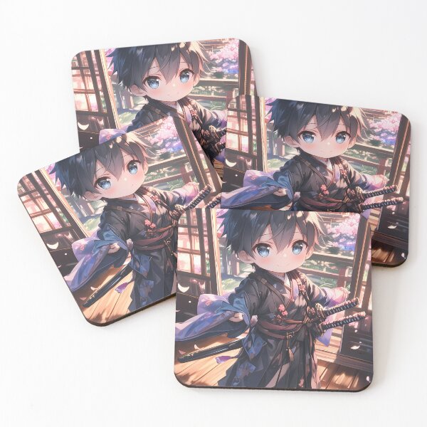 Item preview, Kirito Sword Art Online Chibi Kimono Spring Sakura Town designed and sold by TanglenRabbit.