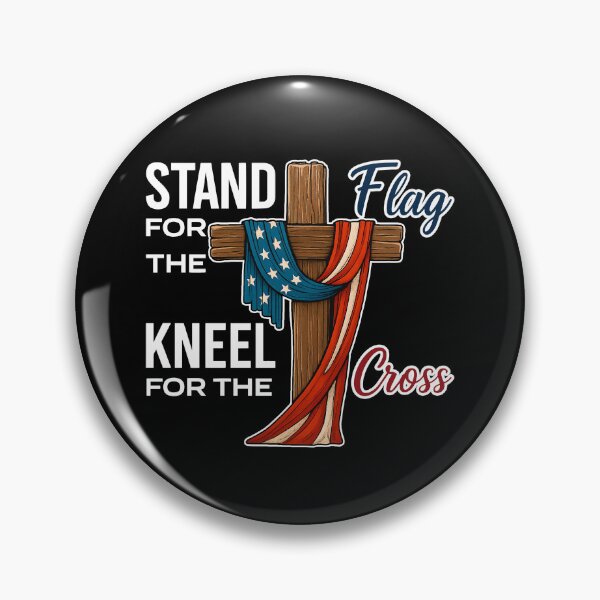 Item preview, Stand For The Flag Kneel For The Cross designed and sold by bartreynolds.
