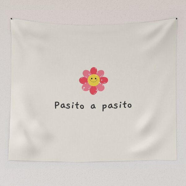 Item preview, Pasito a pasito, spanish inspirational quote, happy designed and sold by Latina Charm.