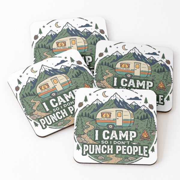Item preview, I Camp So I Dont Punch People designed and sold by GPS2.