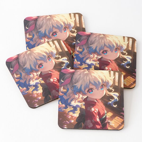 Item preview, Nia Teppelin Tengen Toppa Gurren Lagann Chibi Waifu Spring Kimono designed and sold by TanglenRabbit.